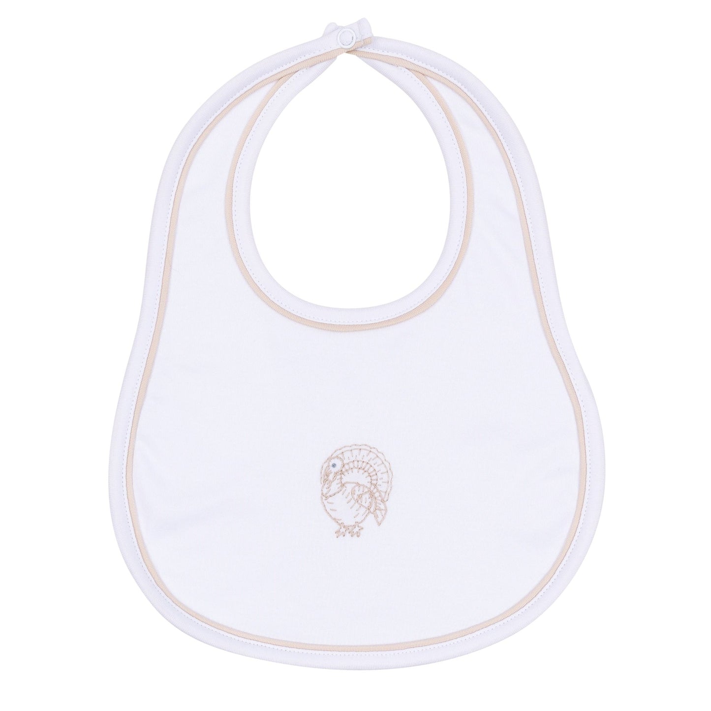 Magnolia Baby_Harvest Blessings Hand-Embroidered Bib - Ivory_1