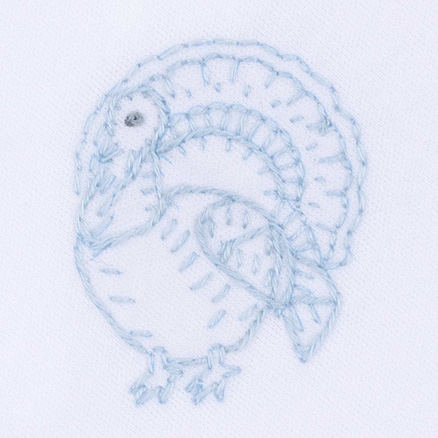 Magnolia Baby_Harvest Blessings Hand-Embroidered Bib - Light Blue_2