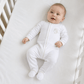 Magnolia Baby_Harvest Blessings Hand-Embroidered Footie - Ivory_1