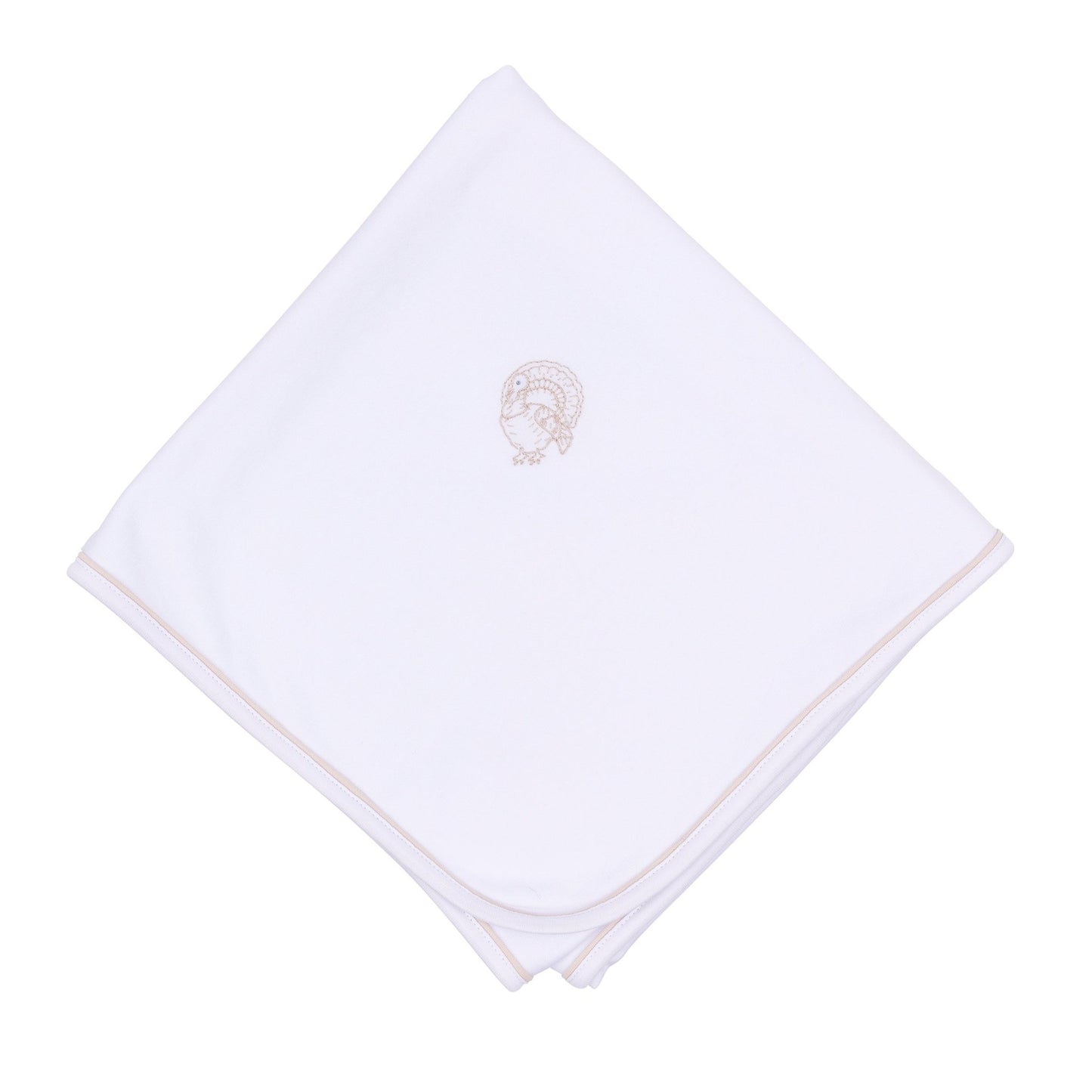 Magnolia Baby_Harvest Blessings Hand-Embroidered Receiving Blanket - Ivory_1