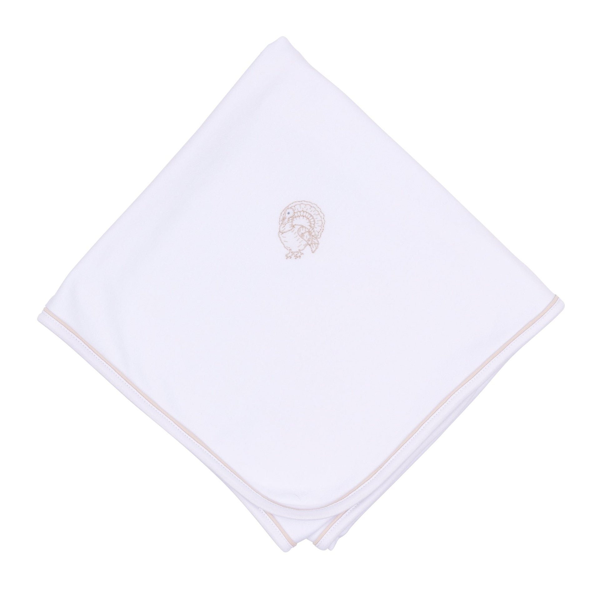 Magnolia Baby_Harvest Blessings Hand-Embroidered Receiving Blanket - Ivory_1