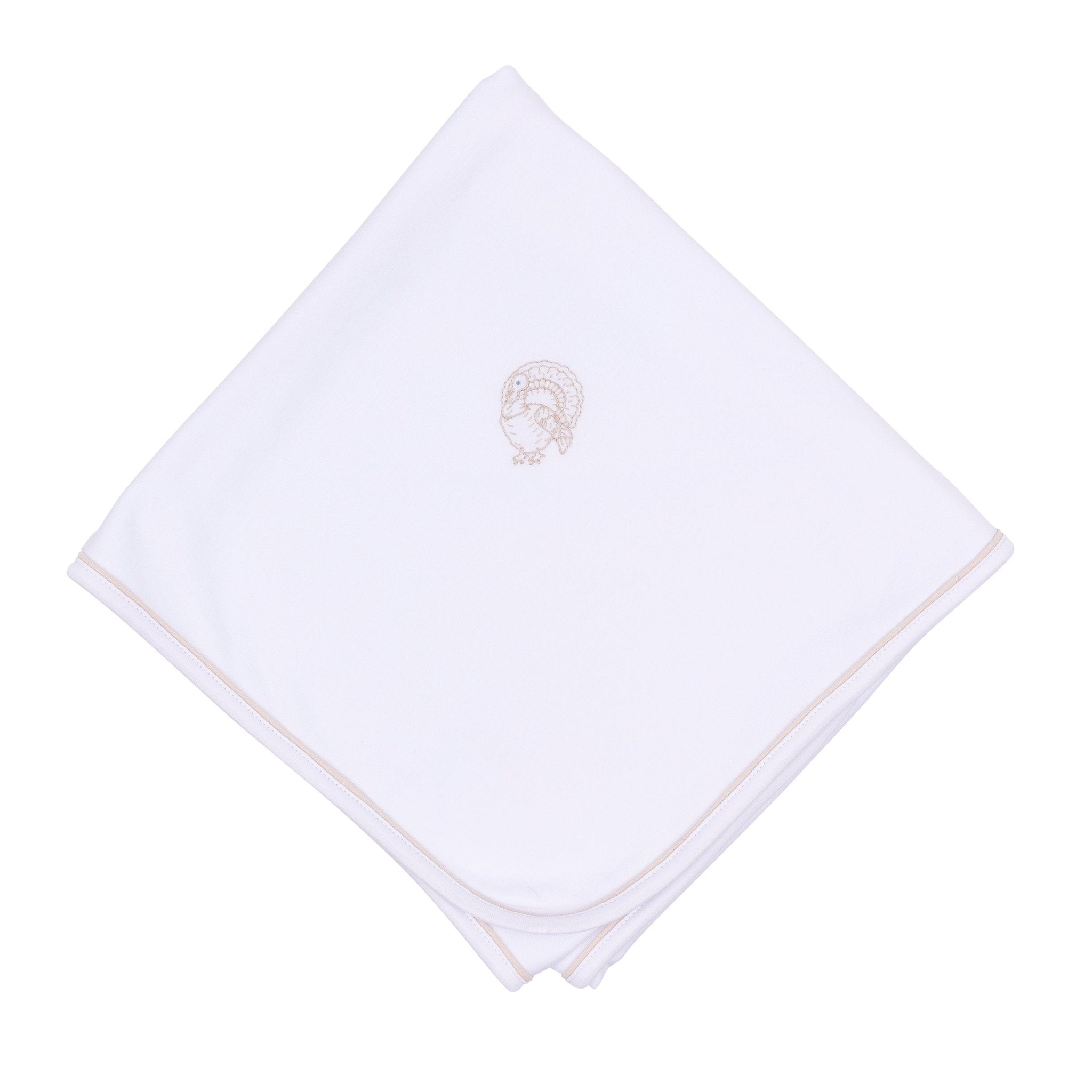 Magnolia Baby_Harvest Blessings Hand-Embroidered Receiving Blanket - Ivory_1