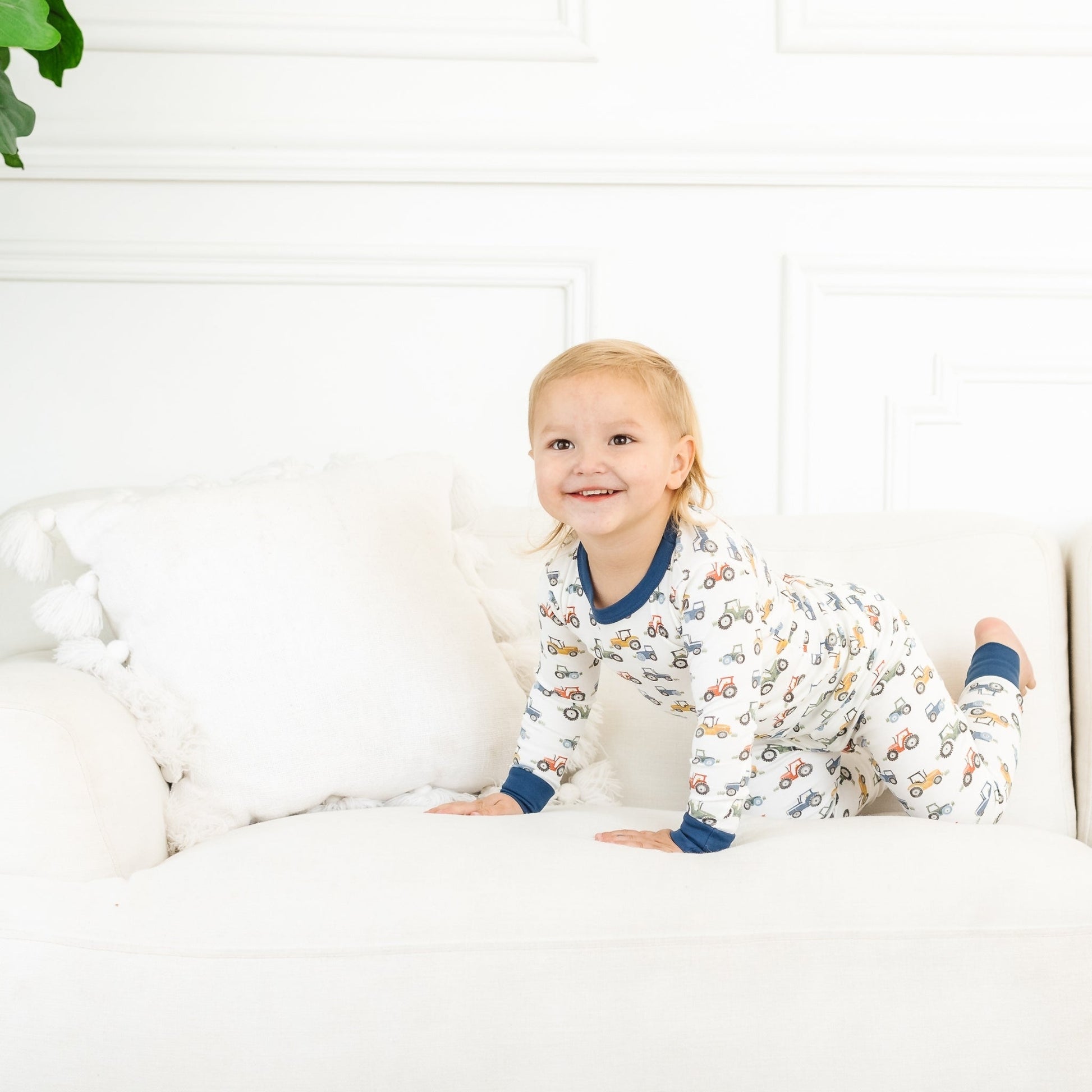 Luna and Arlo_Harvest Haulers Long Pajamas_6