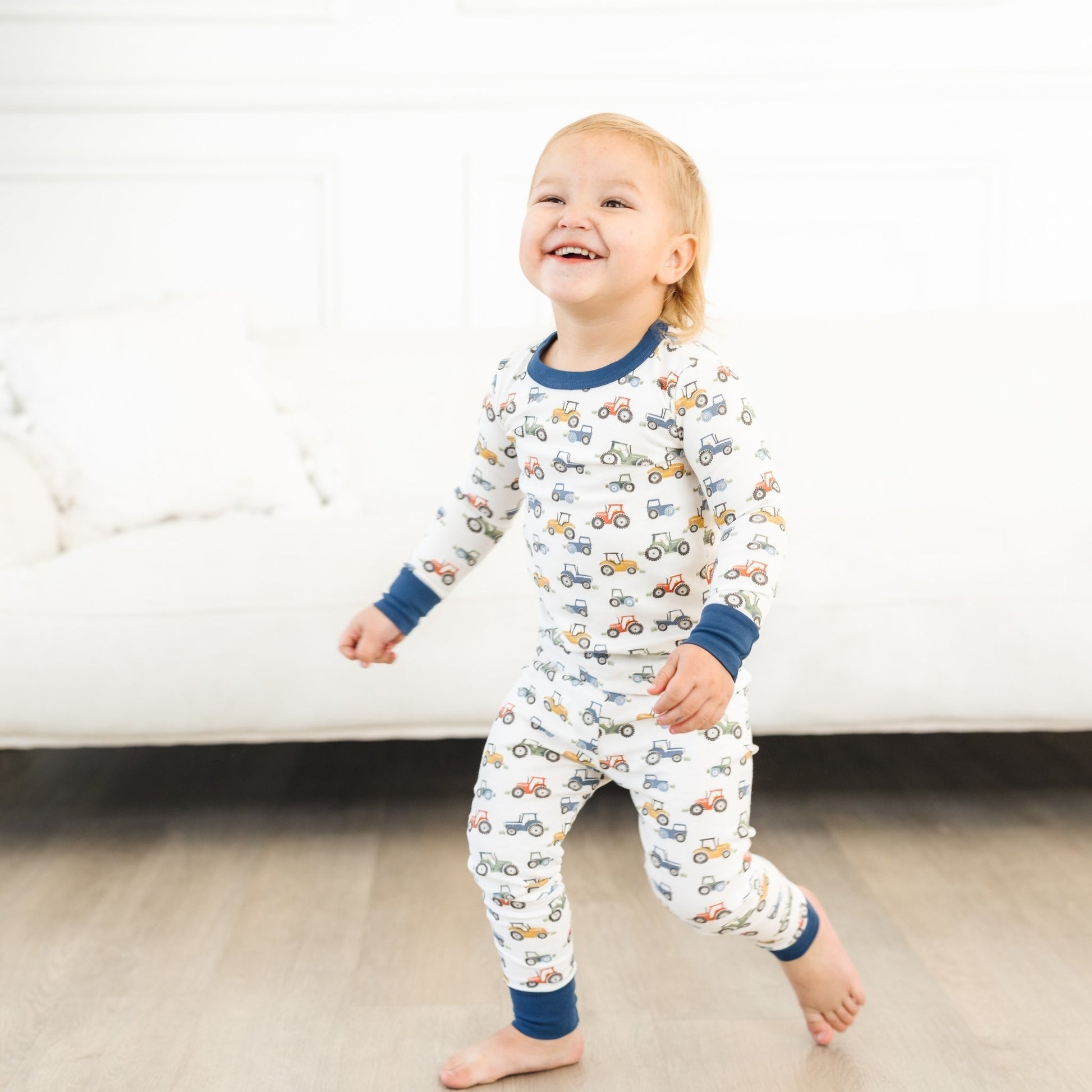 Luna and Arlo_Harvest Haulers Long Pajamas_4