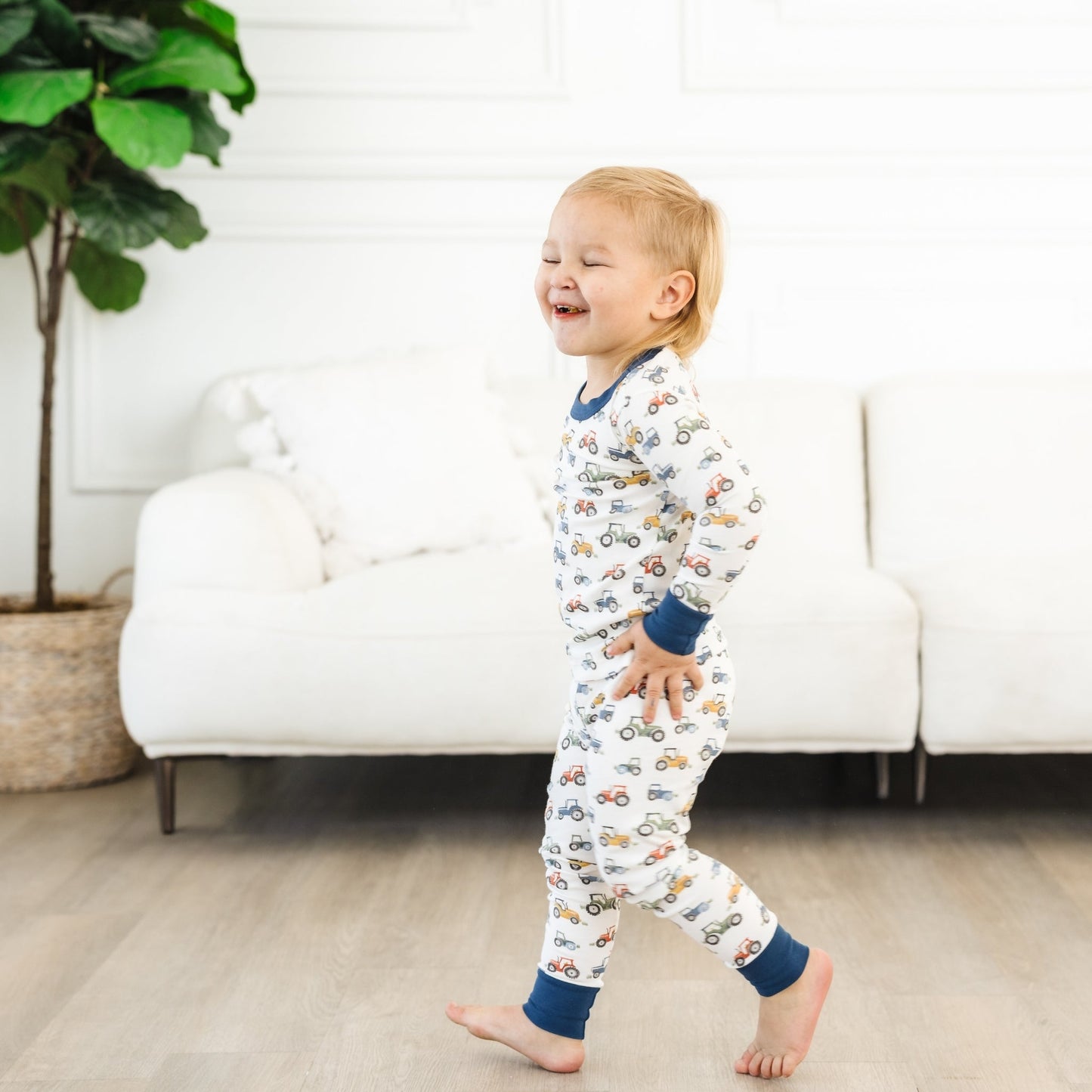 Luna and Arlo_Harvest Haulers Long Pajamas_5