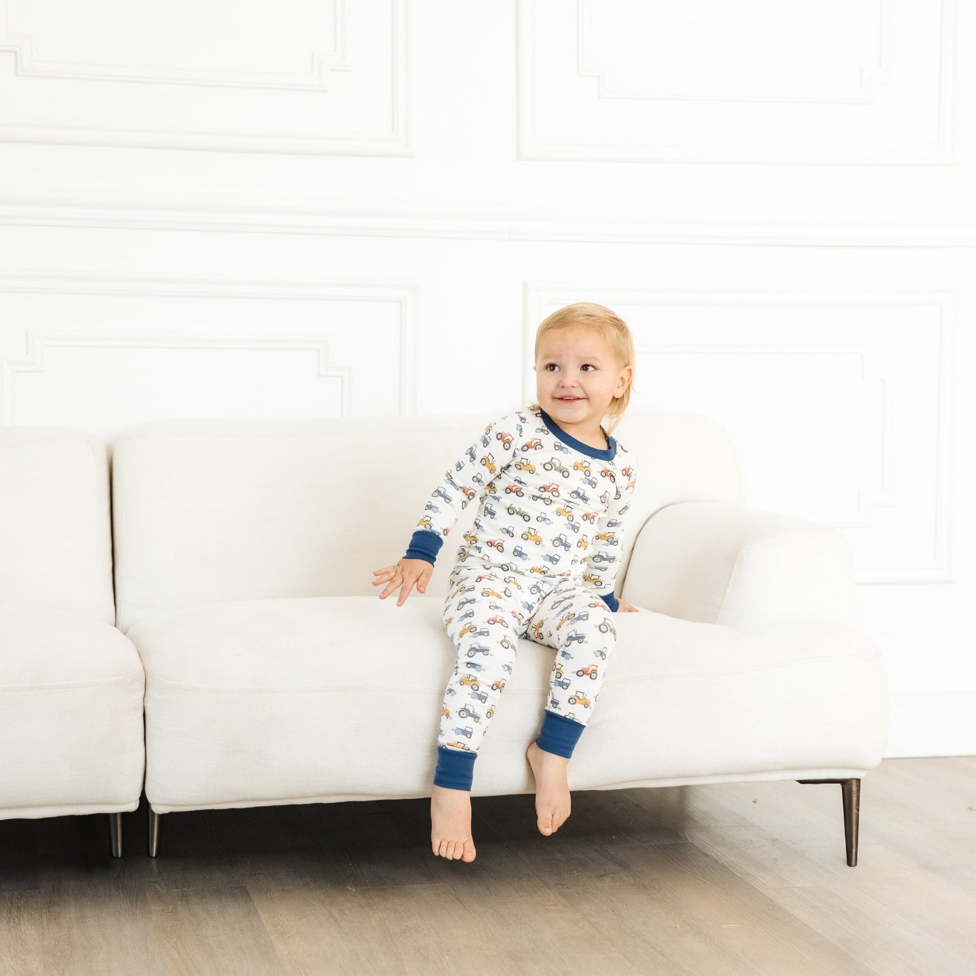 Luna and Arlo_Harvest Haulers Long Pajamas_7