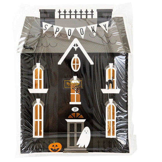 Haunted House Shaped Paper Plates - Magnolia BabyParty Supplies
