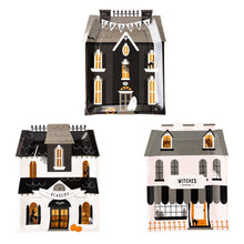  Haunted House Shaped Paper Plates - Magnolia BabyParty Supplies