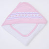Hazel Smocked Towel Set - Pink - Magnolia BabyTowel Set