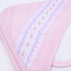 Hazel Smocked Towel Set - Pink - Magnolia BabyTowel Set