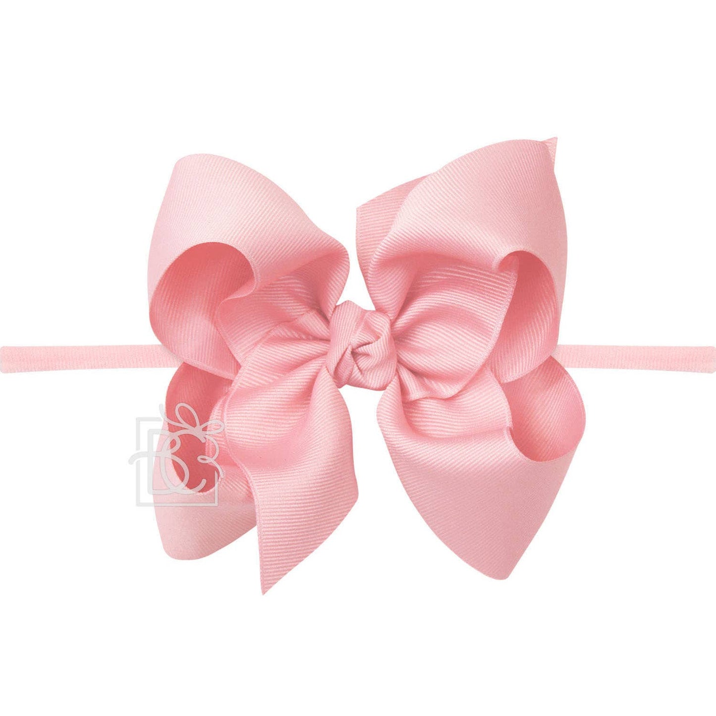 Headband with Signature Grosgrain Bow - Pink - Magnolia BabyHeadband