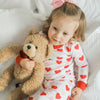 Heart to Heart Long Pajamas - Magnolia BabyLong Pajamas