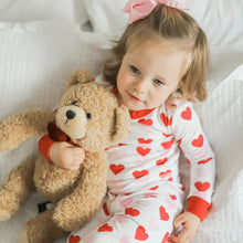  Heart to Heart Long Pajamas - Magnolia BabyLong Pajamas