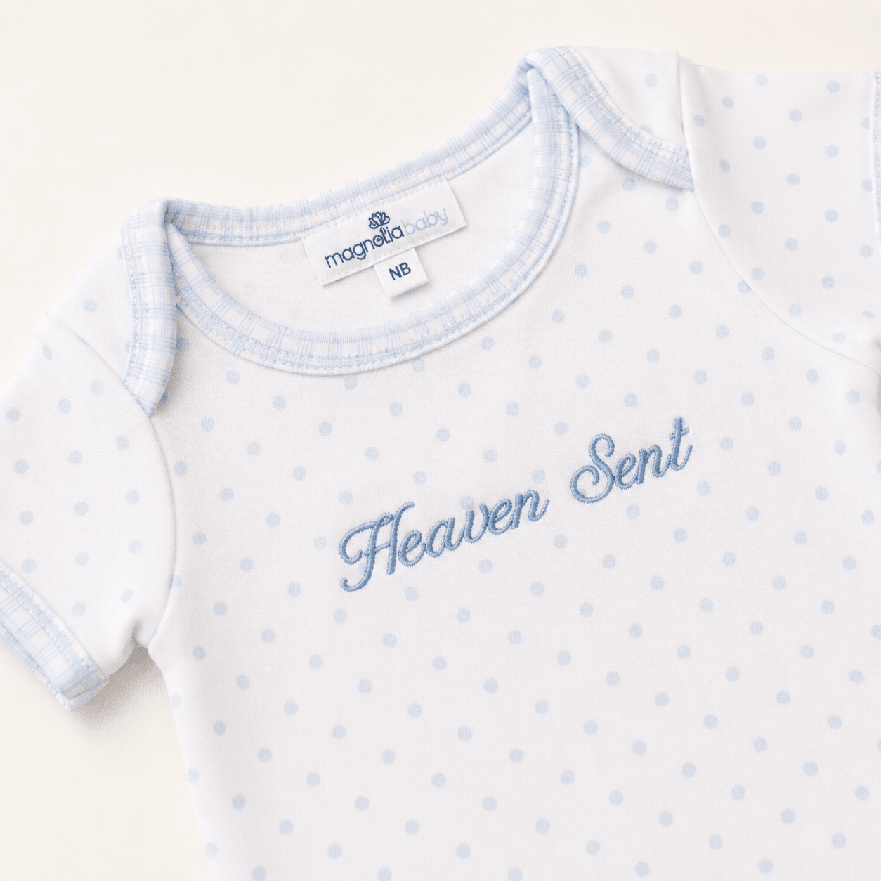 Magnolia Baby_Heaven Sent Bodysuit - Light Blue_2