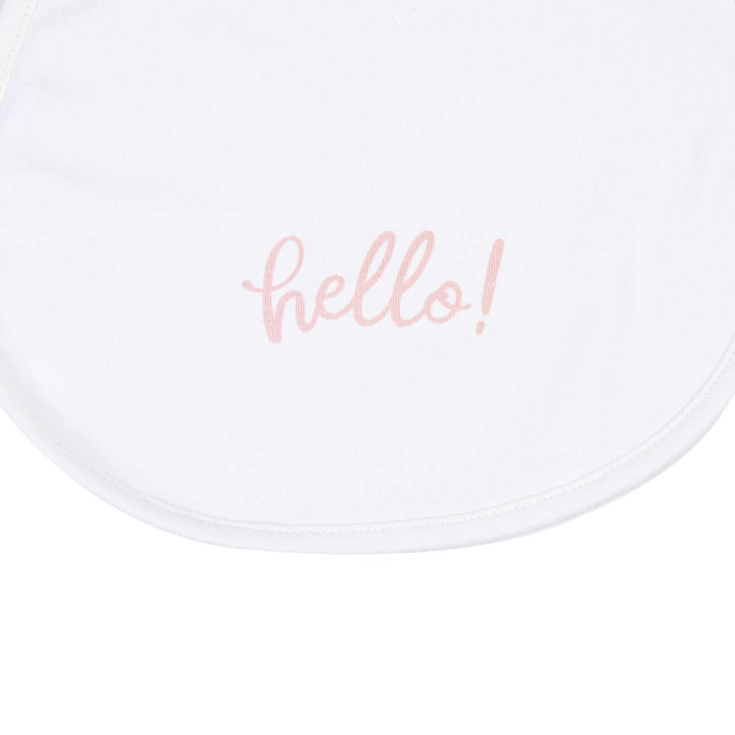 Hello! Bib - Pink - Magnolia BabyBib