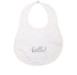 Hello! Bib - Silver by Luna and Arlo - Magnolia BabyBib