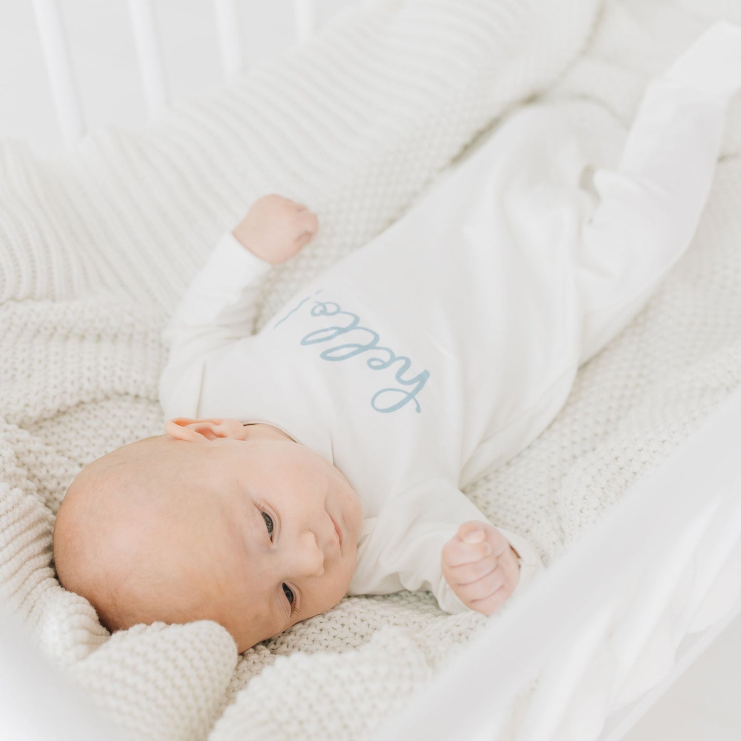 Hello! Footie - Blue by Luna and Arlo - Magnolia BabyFootie