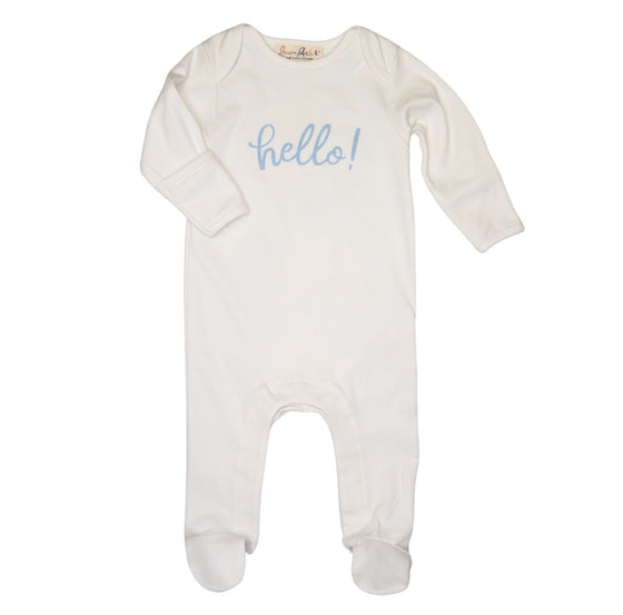 Hello! Footie - Blue by Luna and Arlo - Magnolia BabyFootie