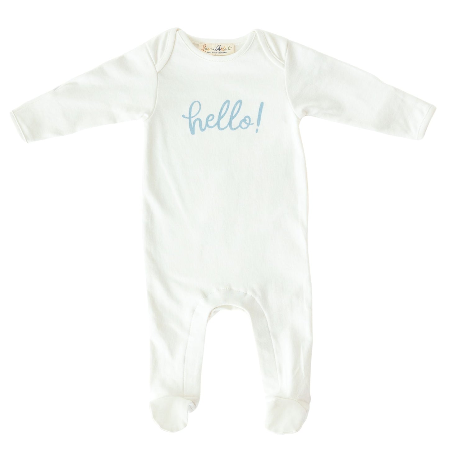 Hello! Footie - Blue by Luna and Arlo - Magnolia BabyFootie
