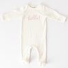 Hello! Footie - Dusty Rose by Luna and Arlo - Magnolia BabyFootie