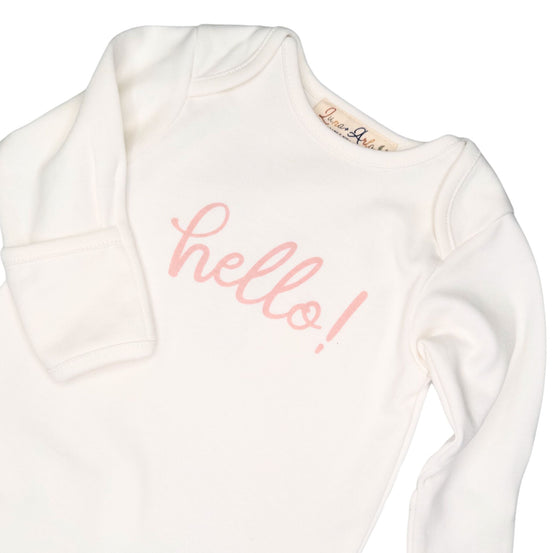 Hello! Footie - Dusty Rose by Luna and Arlo - Magnolia BabyFootie