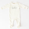 Hello! Footie - Silver by Luna and Arlo - Magnolia BabyFootie