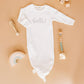 Hello! Knot Gown - Silver by Luna and Arlo - Magnolia BabyGown