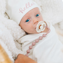  Hello! Knot Hat - Dusty Rose by Luna and Arlo - Magnolia BabyHat