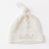 Hello! Knot Hat - Silver by Luna and Arlo - Magnolia BabyHat