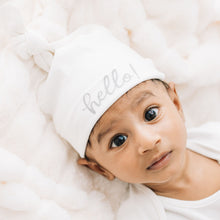  Hello! Knot Hat - Silver by Luna and Arlo - Magnolia BabyHat