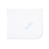 Hello! Receiving Blanket - Blue - Magnolia BabyReceiving Blanket