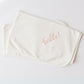 Hello! Receiving Blanket - Pink - Magnolia BabyReceiving Blanket