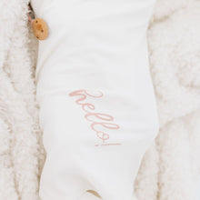  Hello! Receiving Blanket - Pink - Magnolia BabyReceiving Blanket