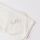 Hello! Receiving Blanket - Silver - Magnolia BabyReceiving Blanket