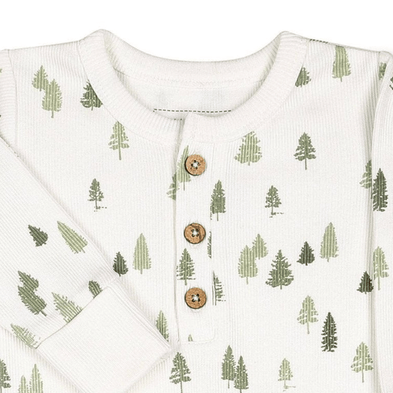 Henley Romper - Alpine - Magnolia BabyRomper