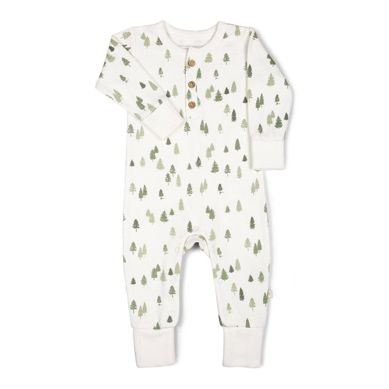 Henley Romper - Alpine - Magnolia BabyRomper