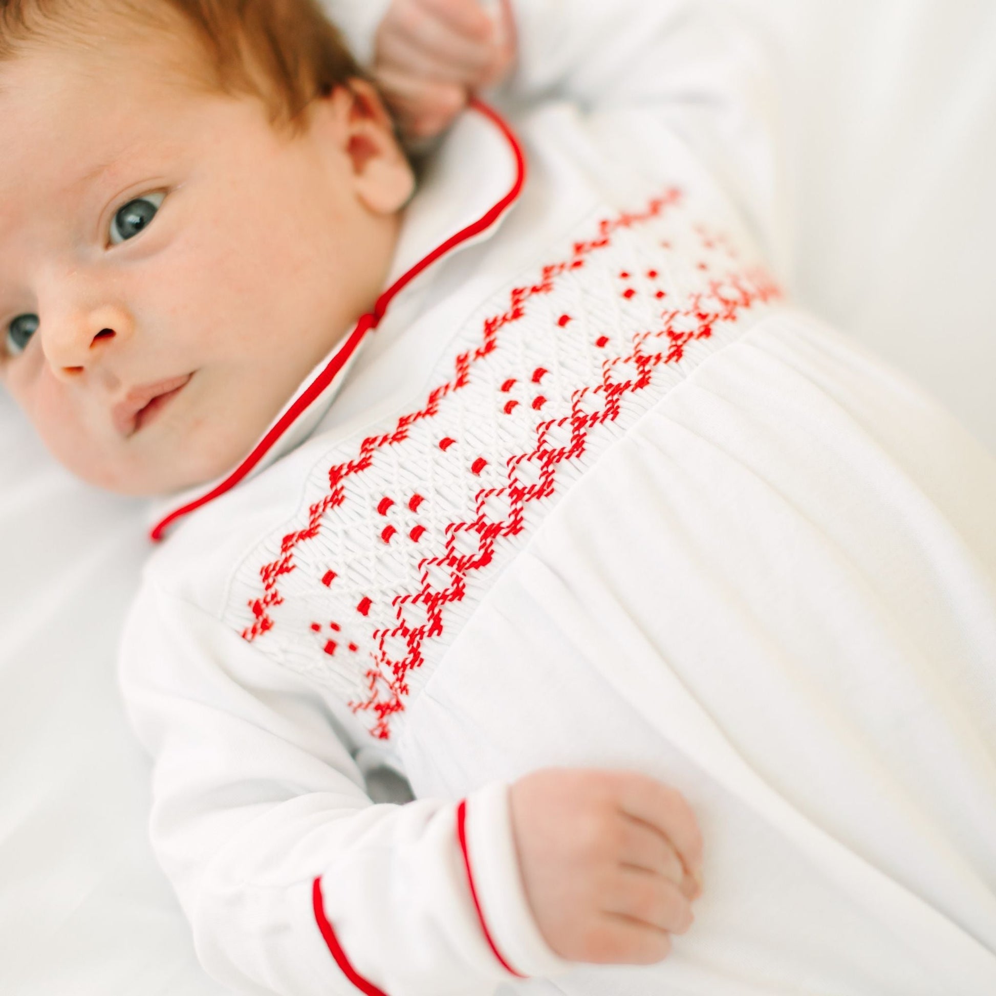 Magnolia Baby_Henry Smocked Boy Footie_5