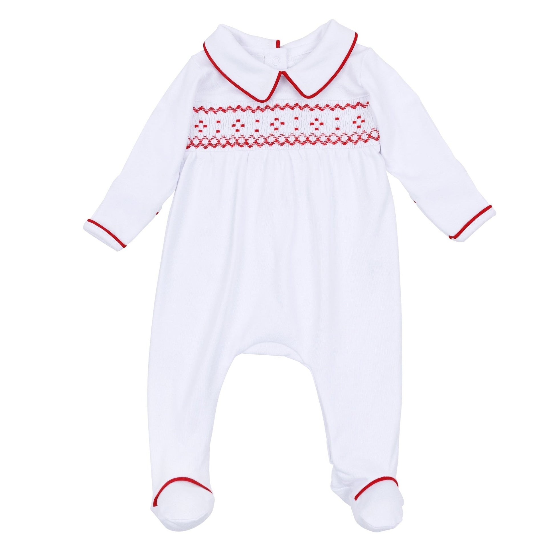 Magnolia Baby_Henry Smocked Boy Footie_2