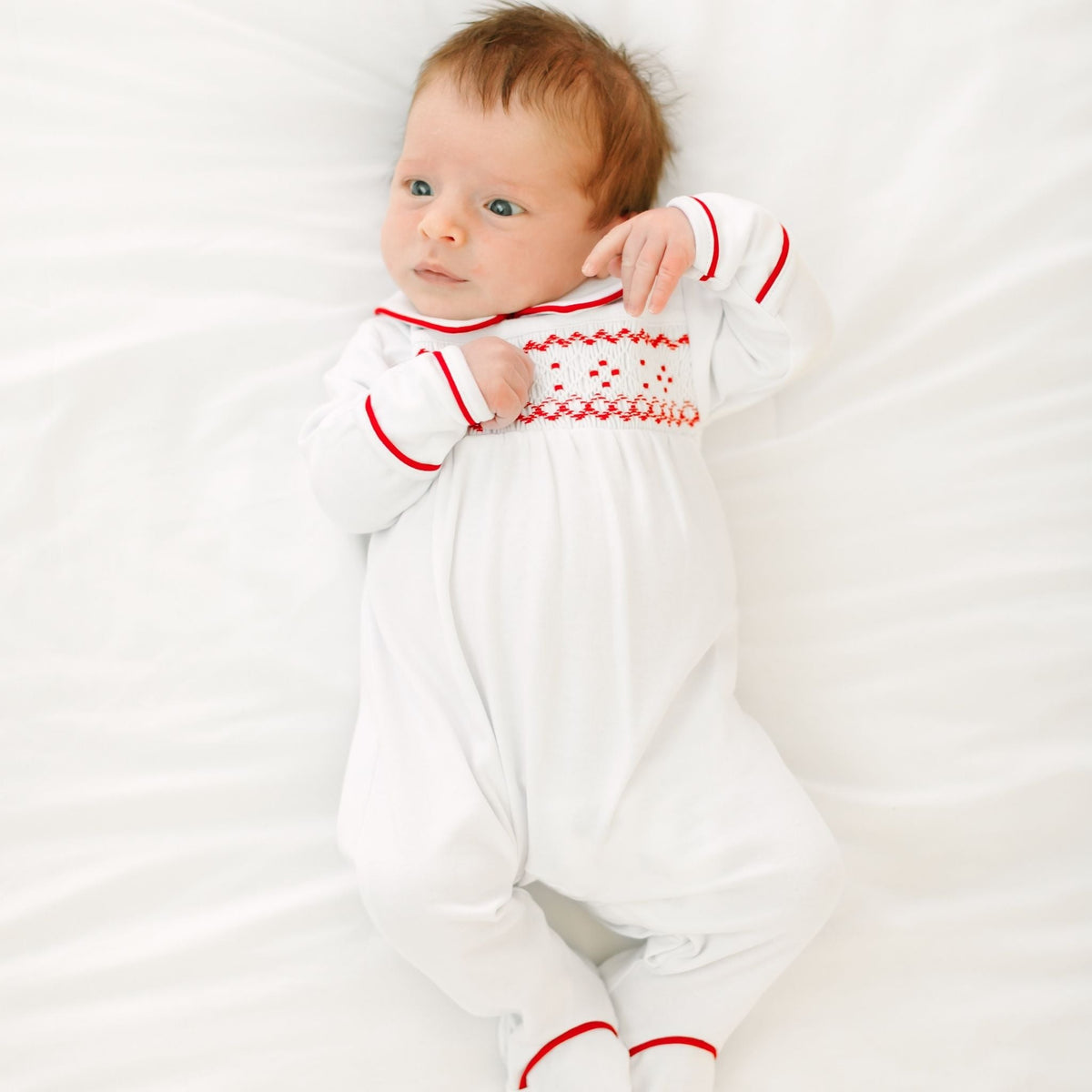 Magnolia Baby_Henry Smocked Boy Footie_2