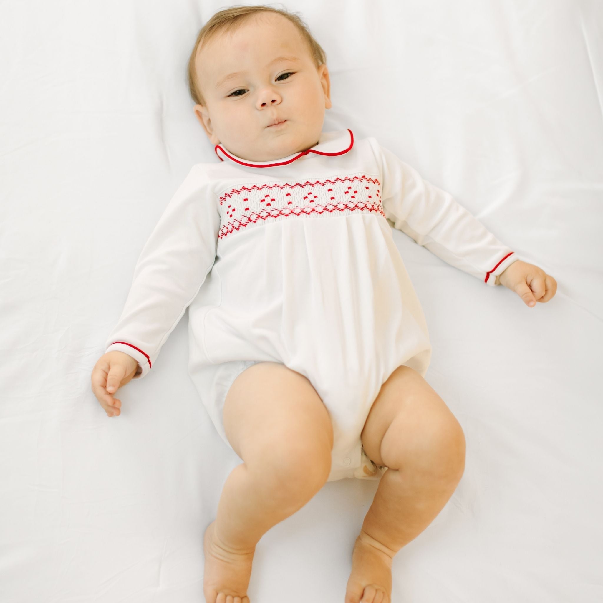 Magnolia Baby_Henry Smocked Long Sleeve Boy Bubble_2