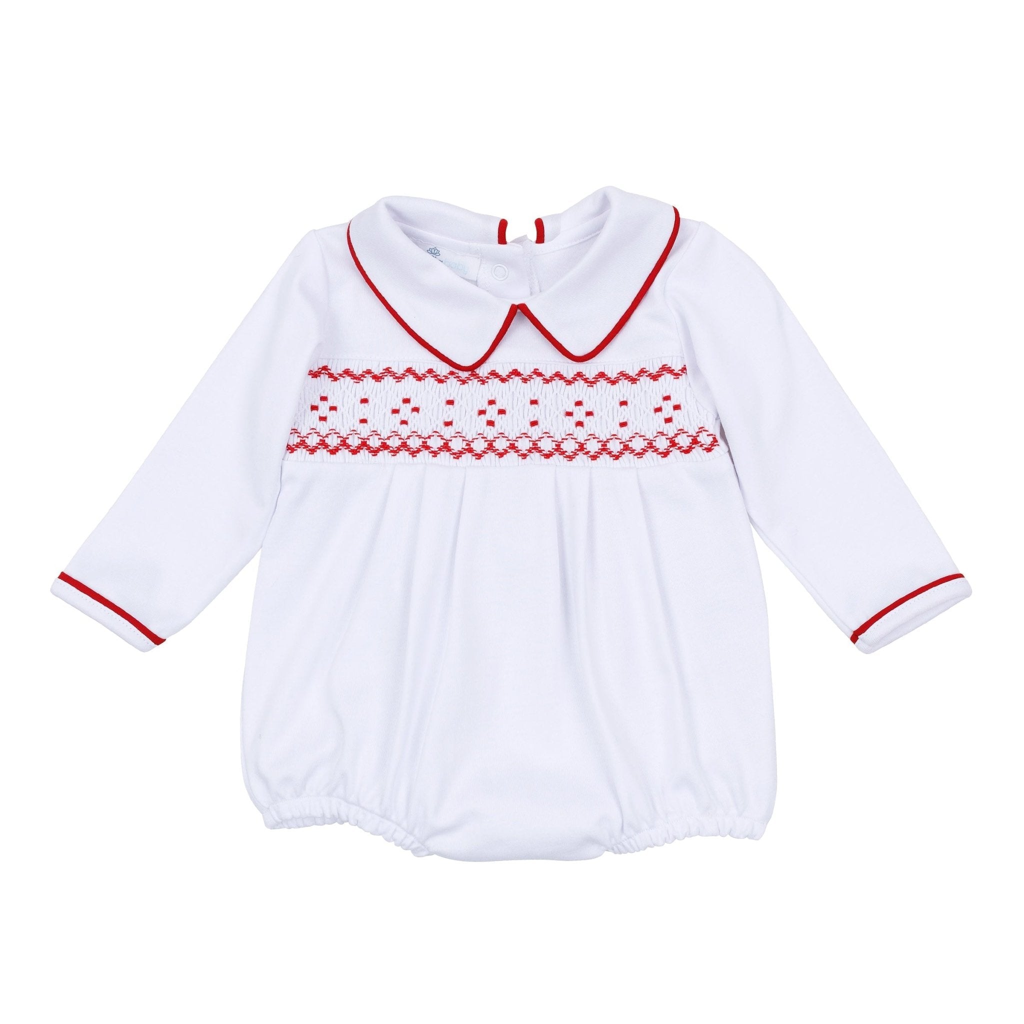 Magnolia Baby_Henry Smocked Long Sleeve Boy Bubble_2