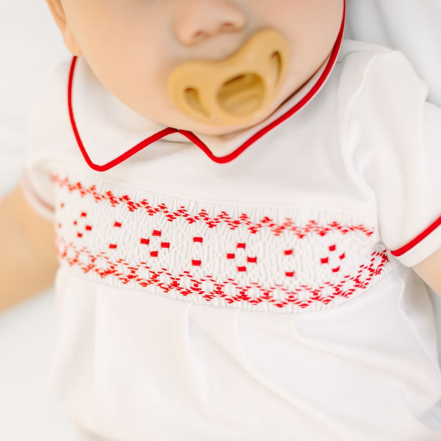 Magnolia Baby_Henry Smocked Short Sleeve Boy Bubble_1