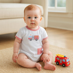 Hero Brigade Applique Bubble - Magnolia BabyBubble