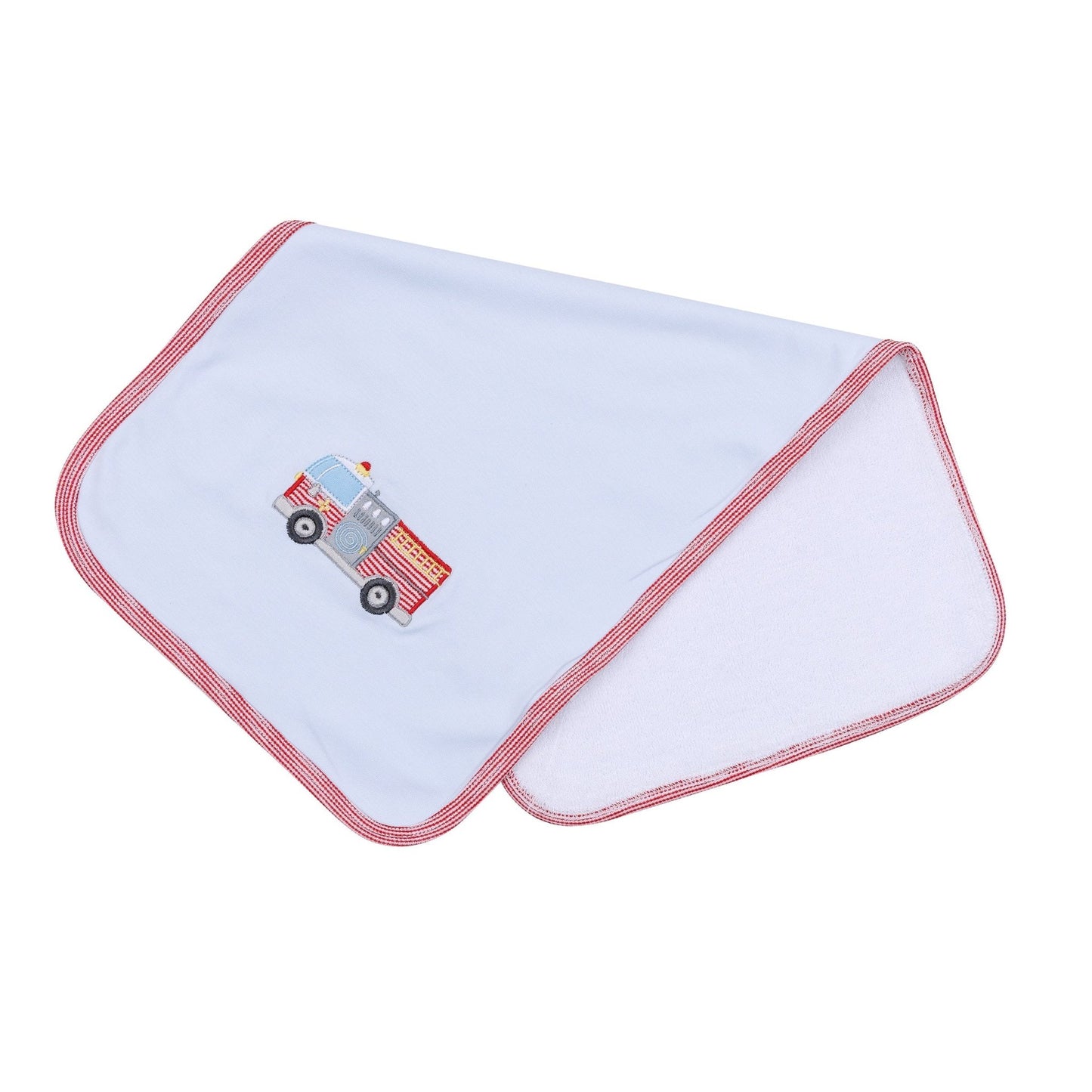 Hero Brigade Applique Burp Cloth - Magnolia BabyBurp Cloth