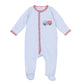 Hero Brigade Applique Footie - Magnolia BabyFootie