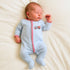 Hero Brigade Applique Footie - Magnolia BabyFootie