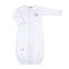 Hey, Diddle, Diddle Embroidered Converter - Magnolia BabyConverter Gown