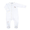 Hey, Diddle, Diddle Embroidered Footie - Magnolia BabyFootie