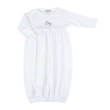  Hey, Diddle, Diddle Embroidered Gathered Gown - Magnolia BabyGown