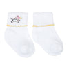 Hey, Diddle, Diddle Embroidered Socks - Magnolia BabySocks